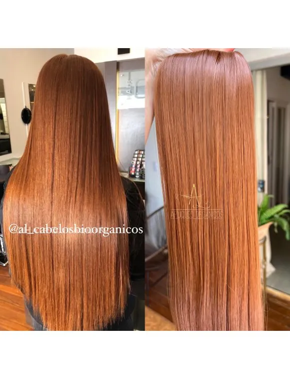 15310972375-c52e44e8-0ed9-477f-b497-587dae040946-580x756-fill-ffffff.webp Mega Hair Tic-Tac Ruivo Cobreado Liso Fibra Bio Luxo Prime. - Imagem 1
