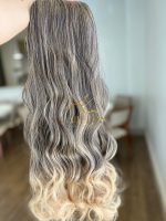 Mega Hair Tic-Tac Mesclado #1 Ondulado Fibra Bio Luxo Prime. - Imagem 2
