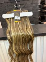 Kit Mega Hair 4 Pçs TIC-TAC Mesclado M8/26. Peças Unicas.