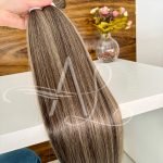 Cabelo Telado/Tecido Morena Iluminada #2 Liso Fibra Russa 70cm 150g - Imagem 2