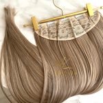 Mega Hair Tic-Tac Mesclado Pérola Liso Fibra Bio Luxo Prime. - Imagem 4