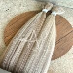 Cabelo Telado/Tecido Mesclado Claro Liso Fibra Russa 70cm 150g - Imagem 3