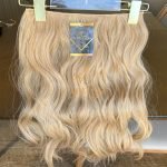 Mega Hair Tic-Tac + Fio Invisible Fibra Russa Suzan 50cm 120g- Loiro Dourado. - Imagem 2