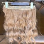 Mega Hair Tic-Tac + Fio Invisible Fibra Russa Suzan 50cm 120g- Loiro Dourado. - Imagem 3