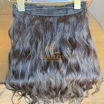 Mega Hair Tic-Tac + Fio Invisible Fibra Russa Suzan 50cm 120g- Castanho Escuro Natural - Imagem 3