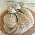 Cabelo Telado/Tecido Mesclado Claro Liso Fibra Russa 80cm 200g - Imagem 2