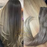 Cabelo Telado Loiro mesclado-TT1B-330-276 Liso Russa 70cm
