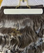Mega Hair Tic-Tac Castanho Escuro Ondulado Fibra Bio Luxo Prime. - Imagem 4