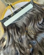 Mega Hair Tic-Tac Castanho Escuro Ondulado Fibra Bio Luxo Prime. - Imagem 5