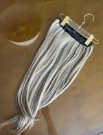 Mega Hair Tic-Tac + Fio Invisible Fibra Russa Cindy 60cm 120g- Mesclado P1824 - Imagem 4