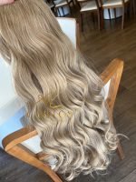 Mega Hair Tic-Tac Mesclado Pérola Ondulado Fibra Bio Luxo Prime. - Imagem 5
