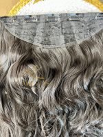 Mega Hair Tic-Tac Castanho Escuro Ondulado Fibra Bio Luxo Prime. - Imagem 6