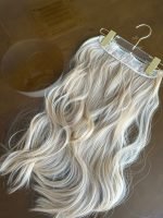 Mega Hair Tic-Tac + Fio Invisible Fibra Russa Suzan 50cm 120g- Loiro Claro - Imagem 5