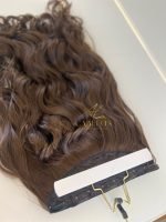 Mega Hair Tic-Tac Castanho Claro Ondulado Fibra Bio Luxo Prime. - Imagem 2