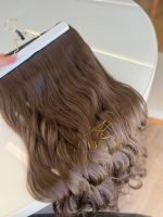 Mega Hair Tic-Tac Castanho Claro Ondulado Fibra Bio Luxo Prime. - Imagem 4
