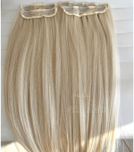 Mega Hair Tic-Tac 4pçs Fibra Russa Liso Loiro (1212/6130#) - Imagem 10