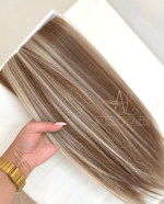 Mega Hair Tic-Tac 4pçs Fibra Russa Liso Mesclado (OP119/01/08) - Imagem 2