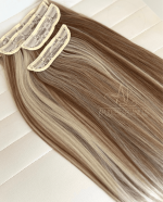 Mega Hair Tic-Tac 4pçs Fibra Russa Liso Mesclado (OP119/01/08) - Imagem 4