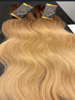 Cabelo Telado/Tecido Loiro Pérola #2 Ondulado Fibra Russa 60cm 200g #55. - Imagem 2