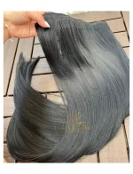 Kit Mega Hair 3 Telinhas TIC-TAC Preto Liso Bio Luxo Prime - Imagem 3