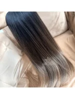 Aplique Rabo de Cavalo Morena Iluminada #2 Liso Fibra Russa. - Imagem 2