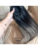 Aplique Rabo de Cavalo Morena Iluminada #2 Liso Fibra Russa. - Imagem 6