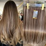 Mega Hair Tic-Tac + Fio Invisible Fibra Russa Cindy 60cm 120g- Mesclado P1824
