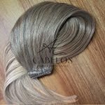 Cabelo Telado Loiro mesclado-TT1B-330-276 Liso Russa 70cm - Imagem 5