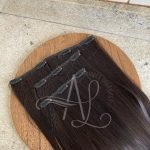 Kit Mega Hair 3 Telinhas TIC-TAC Castanho Escuro Liso Bio Luxo Prime. - Imagem 2