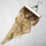 Mega Hair Tic-Tac + Fio Invisible Fibra Russa Suzan 50cm 120g- Loiro Pérola Esfumado - Imagem 5