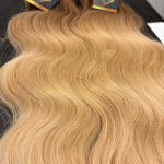 Cabelo Telado/Tecido Loiro Pérola #2 Ondulado Fibra Russa 60cm 200g #55. - Imagem 5