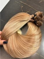 Cabelo Telado/Tecido Fibra Europeia Liso 75cm Loiro Mesclado 30/613 - Imagem 3