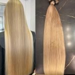Cabelo Telado/Tecido Fibra Europeia Liso 75cm Loiro Mesclado 30/613