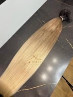 Cabelo Telado/Tecido Fibra Europeia Liso 75cm Loiro Perola Esfumado 613/613 - Imagem 4