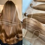 Cabelo Telado/Tecido Loiro Escuro Mel Dourado PBL(16) Liso Fibra Russa 70cm 150g